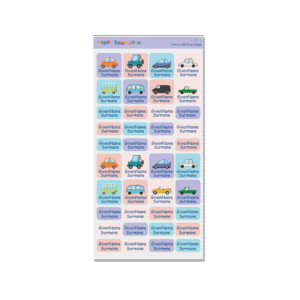 Alternative view of Iron on Clothing Labels - Car 1