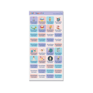 Iron on Clothing Labels - Rocket 2