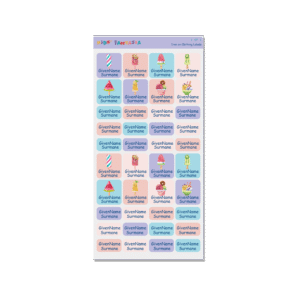 Alternative view of Iron on Clothing Labels - Icecream 1