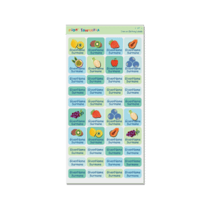 Alternative view of Iron on Clothing Labels - Fruit 1