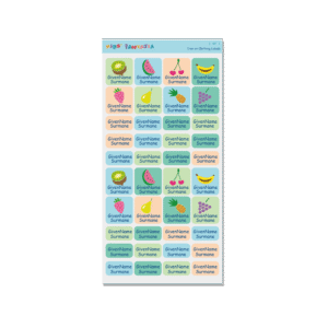 Alternative view of Iron on Clothing Labels - Fruit 5