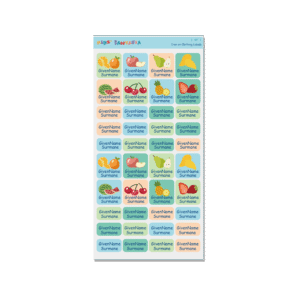 Iron on Clothing Labels - Fruit 8