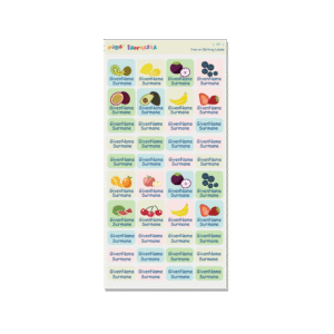 Iron on Clothing Labels - Fruit 9