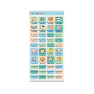 Stick on Cloth Label -Animal 2