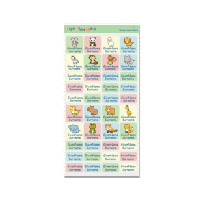 Stick on Cloth Label -Animal 3