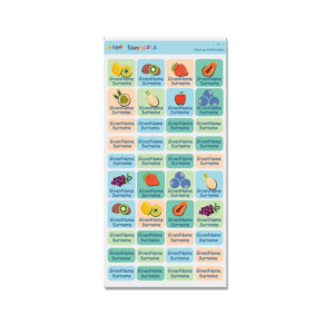 Alternative view of Stick on Cloth Label -Fruit 1