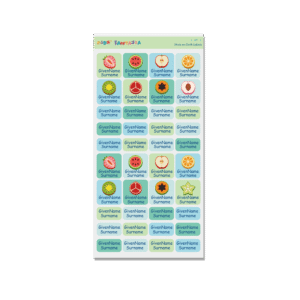 Stick on Cloth Label -Fruit 3