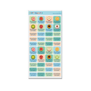 Alternative view of Stick on Cloth Label -Fruit 3