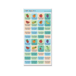 Alternative view of Stick on Cloth Label -Fruit 7