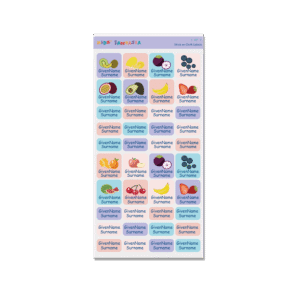 Alternative view of Stick on Cloth Label -Fruit 9