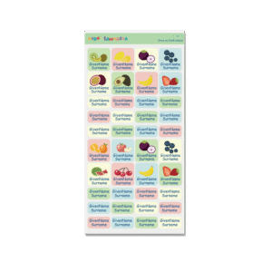 Stick on Cloth Label -Fruit 9