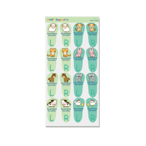 Alternative view of Shoe Labels -Animal 2