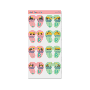 Shoe Labels -Construction Vehicles
