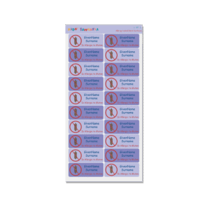 Alternative view of Allergy Name Labels -Gluten Free