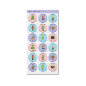 Alternative view of Rewards Stickers -Robot 3
