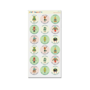 Rewards Stickers -Robot 3