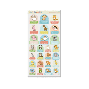 Name Lable(hard surface) -Animal 4