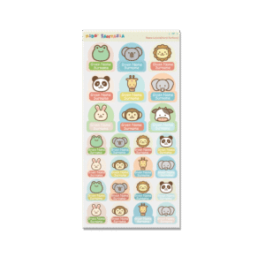 Alternative view of Name Lable(hard surface) -Animal 5