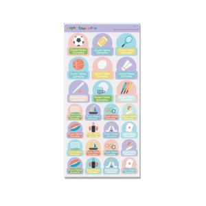 Alternative view of Name Lable(hard surface) -Sports 2