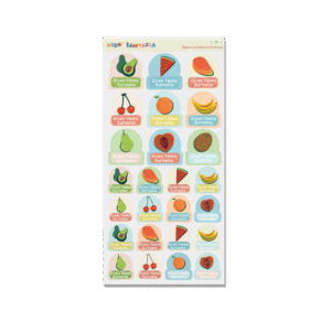 Name Lable(hard surface) -Fruit 4