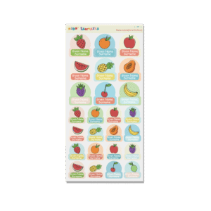 Name Lable(hard surface) -Fruit 9