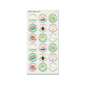 Alternative view of Birthday Gift Labels-Sports 3