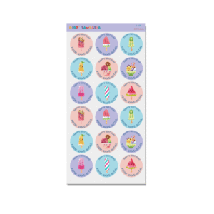 Alternative view of Birthday Gift Labels-Icecream 3