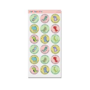 Birthday Gift Labels-Dinosour 1