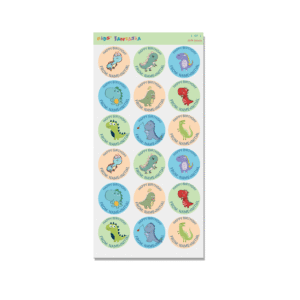Alternative view of Birthday Gift Labels-Dinosour 1