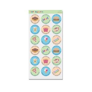 Birthday Gift Labels-Food 2